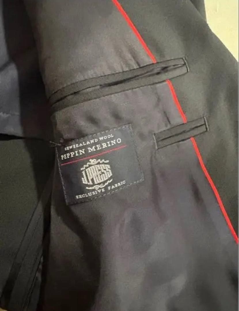 J.press ネイビー シングル　三つボタン　スーツ