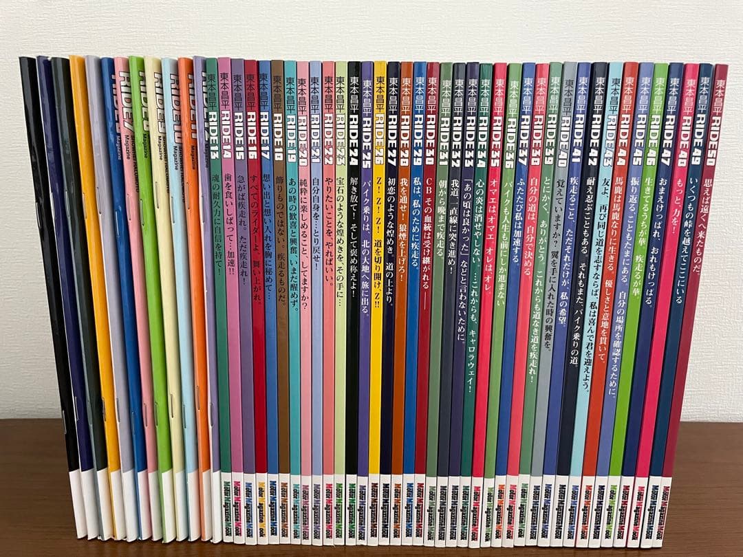 東本昌平　RIDE 雑誌1-100巻　全100冊