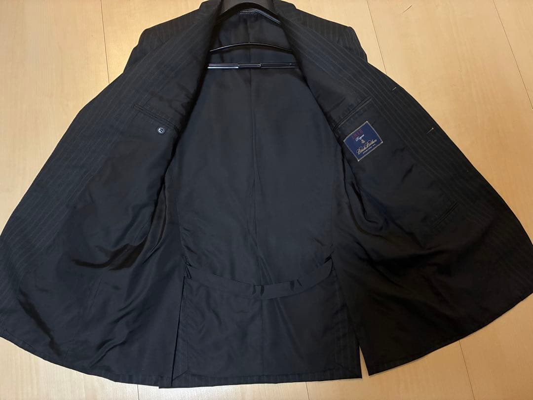 【希少】00‘ブルックスブラザーズ　REGENT3Pストライプスーツ　グレー