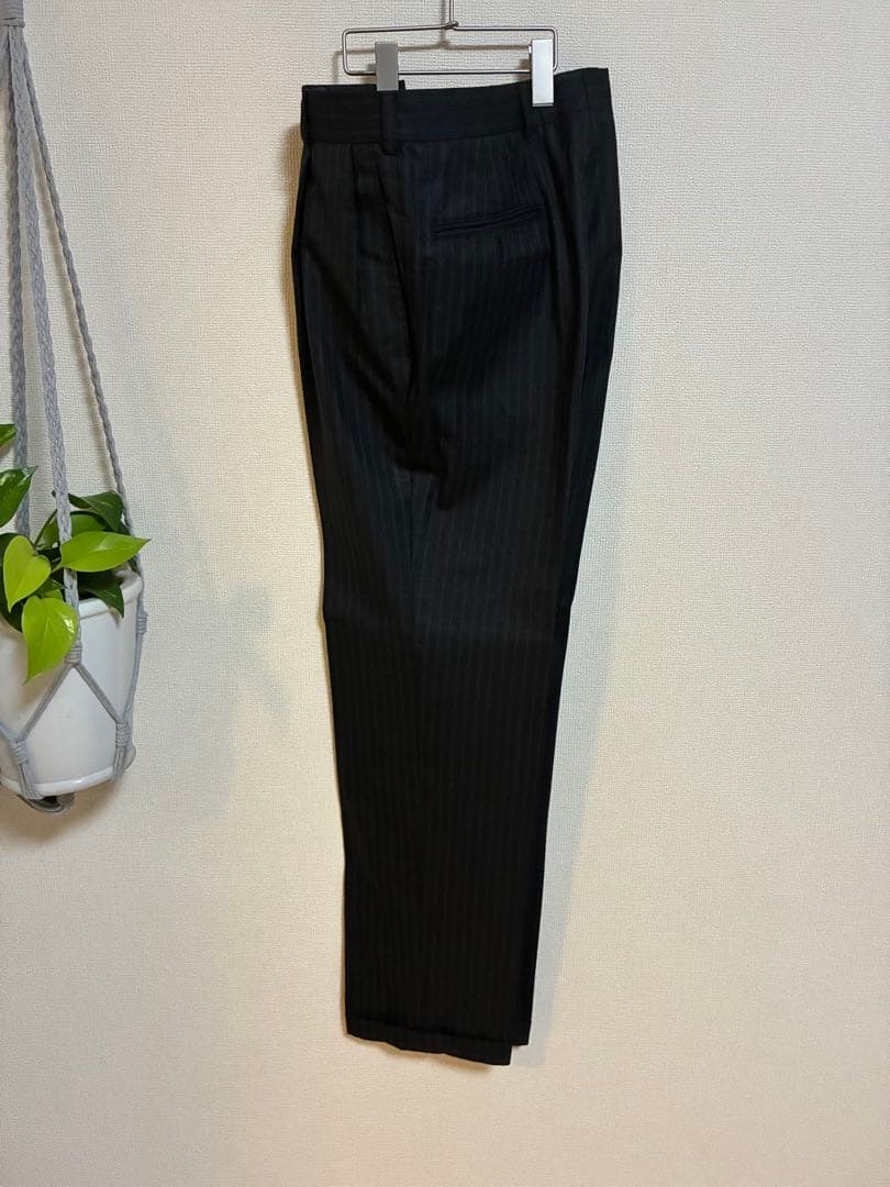 【希少】00‘ブルックスブラザーズ　REGENT3Pストライプスーツ　グレー