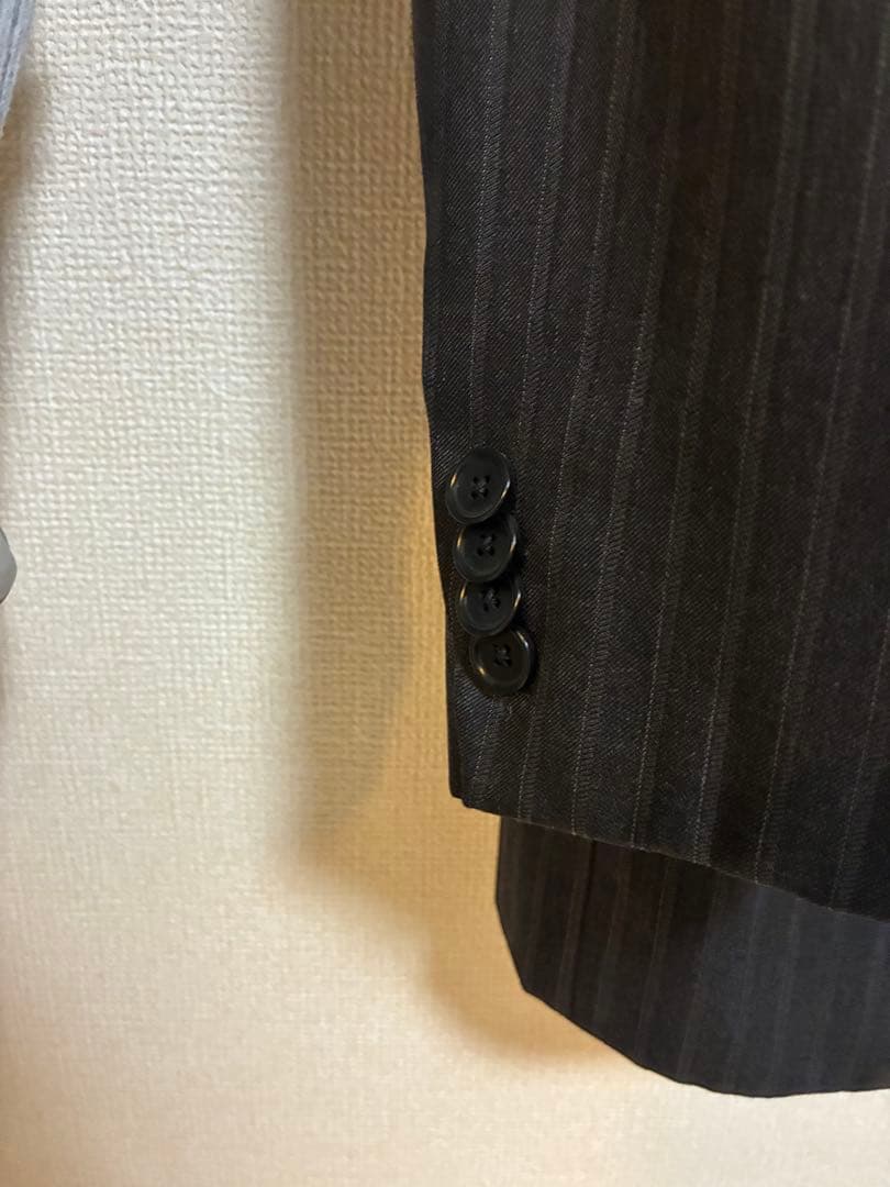 【希少】00‘ブルックスブラザーズ　REGENT3Pストライプスーツ　グレー