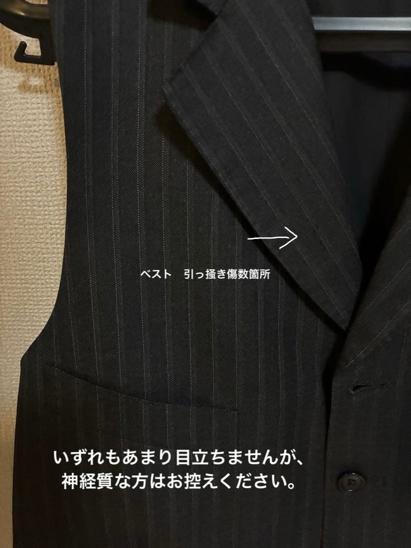 【希少】00‘ブルックスブラザーズ　REGENT3Pストライプスーツ　グレー