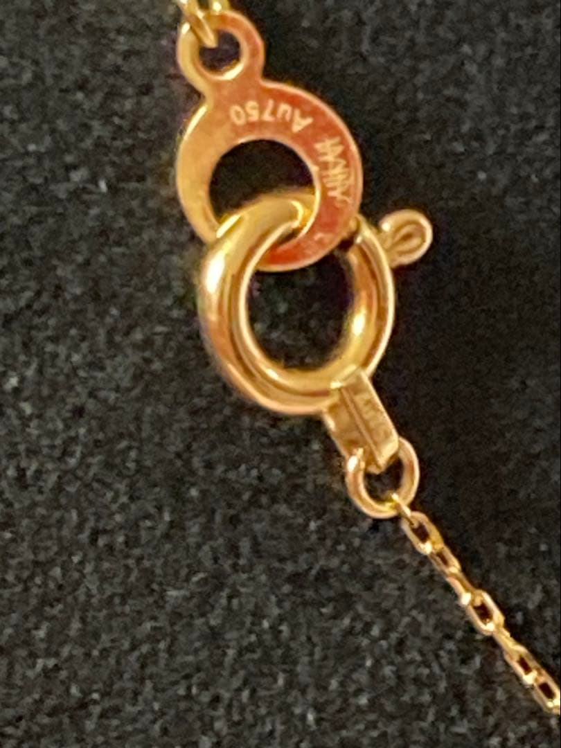 AHKAH アミュレット　お守り　　　　ネックレス　k18YG 販売証明書付き