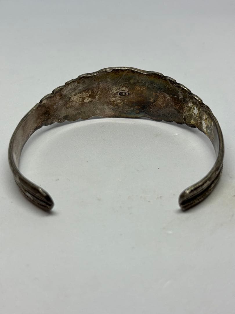 ビンテージ インディアンジュエリー silver シルバー バングル 約31g
