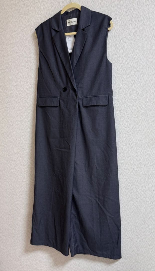 Ray BEAMS テーラードカラー サロペット