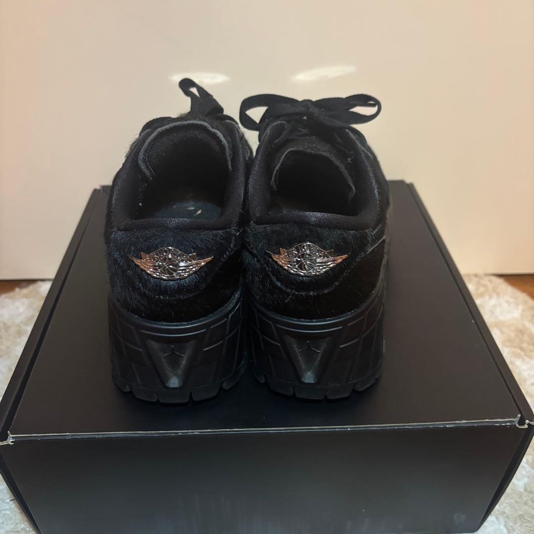 靴 Nike Air Jordan 1 Brooklyn Low \"Black\"