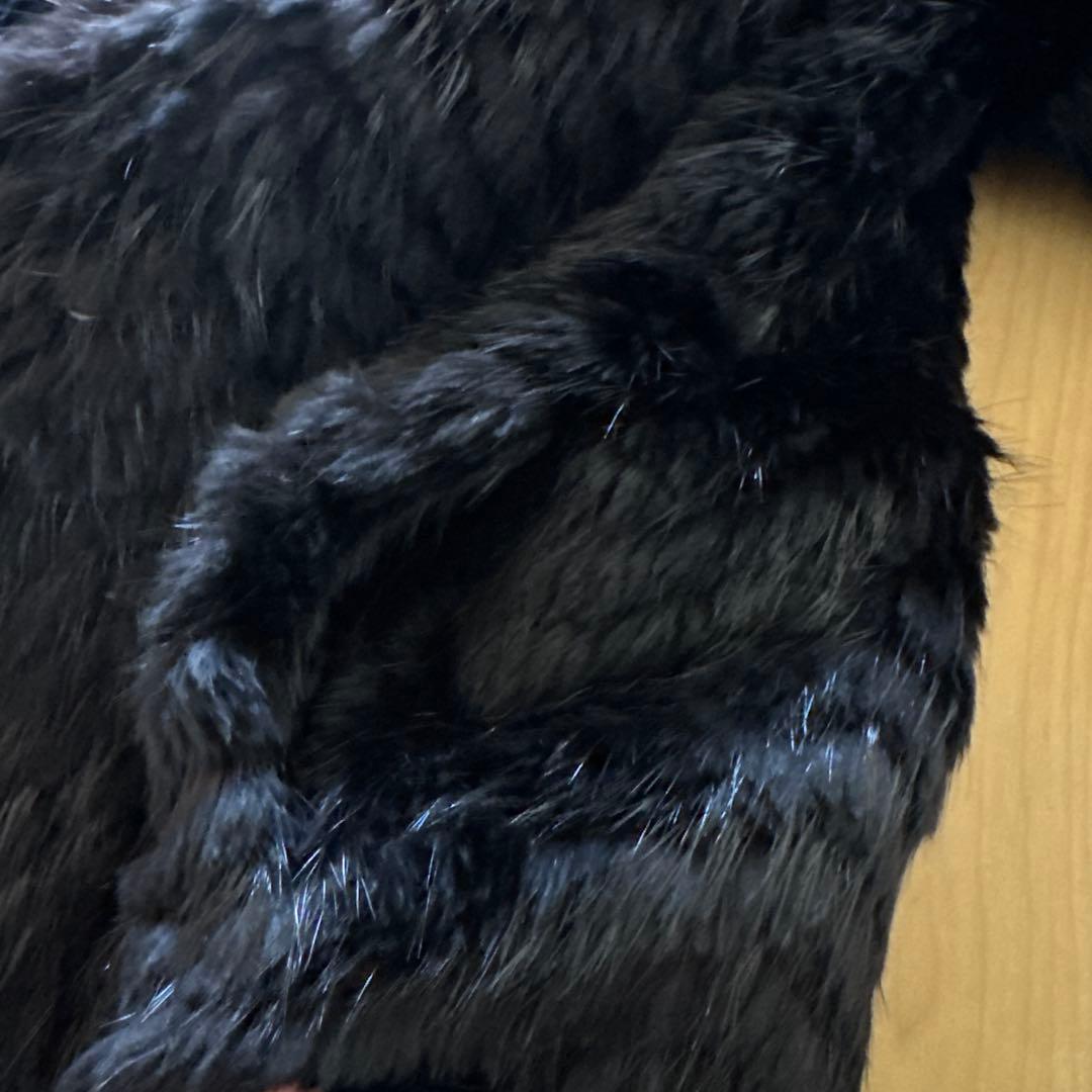 EMBA 日本製 黒ビーバーファーコート Best Quality サイズ11号