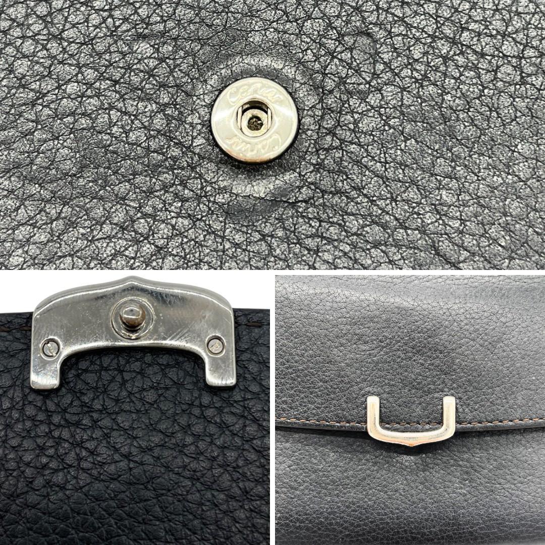 美品 Cartier カルティエ 長財布 レザー ブラック