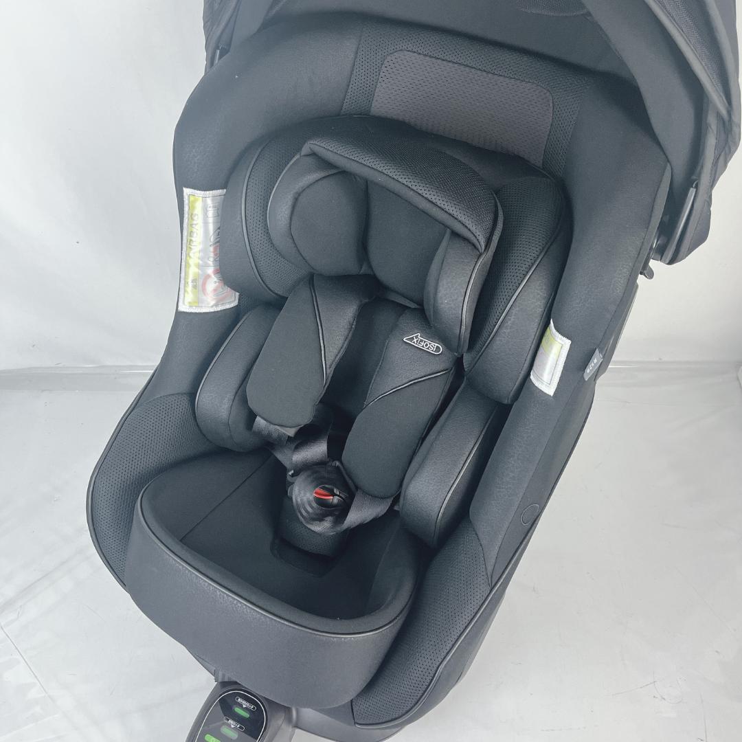 美品☘️ アップリカ 最高級チャイルドシート クルリラビッテエックス ブラック