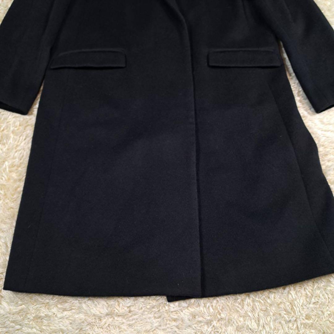 未使用品　アンタイトル　22AW カシミヤ混 チェスターコート　ブラック