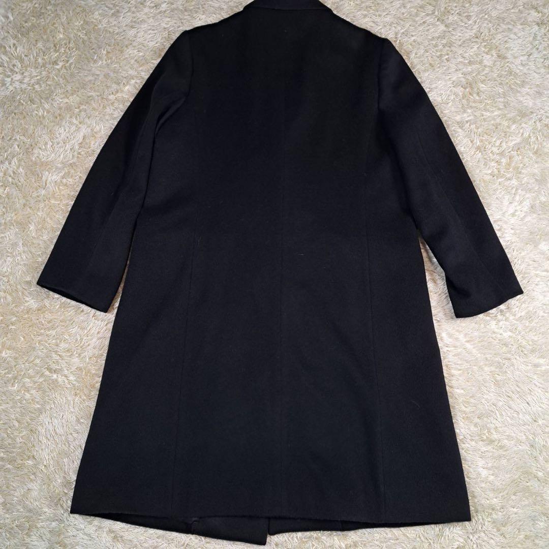 未使用品　アンタイトル　22AW カシミヤ混 チェスターコート　ブラック