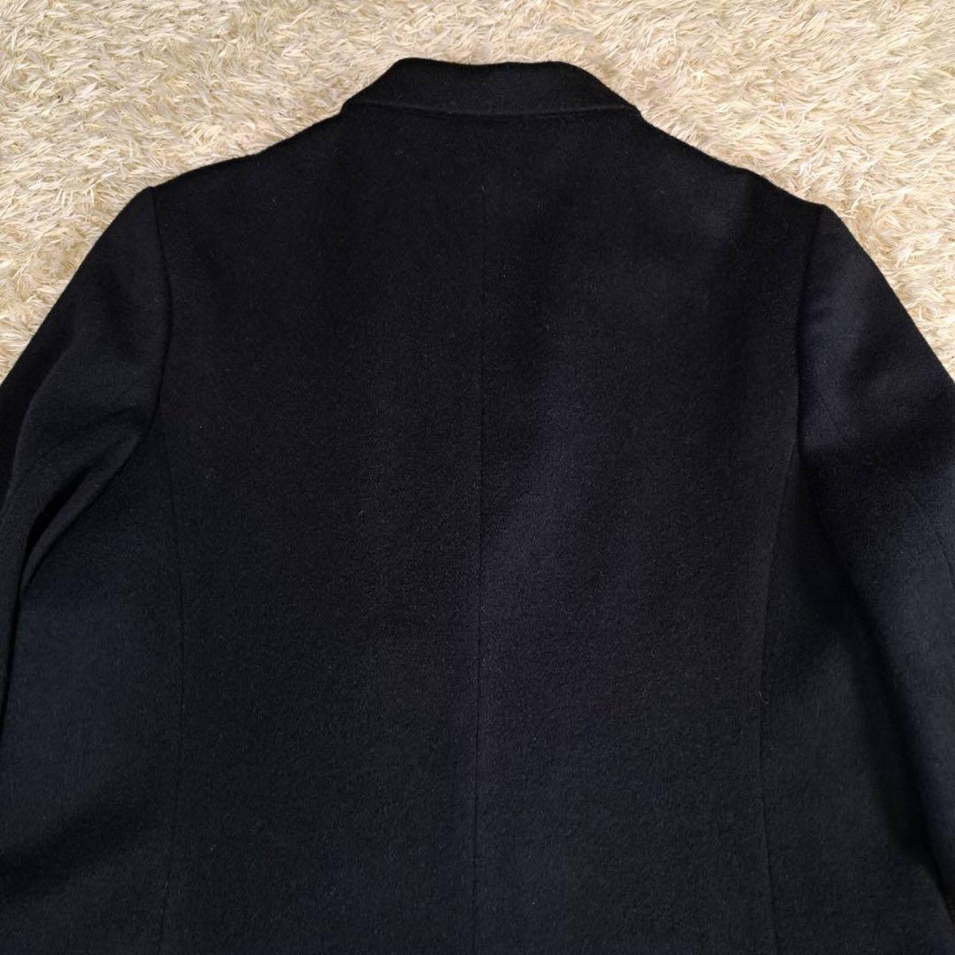 未使用品　アンタイトル　22AW カシミヤ混 チェスターコート　ブラック