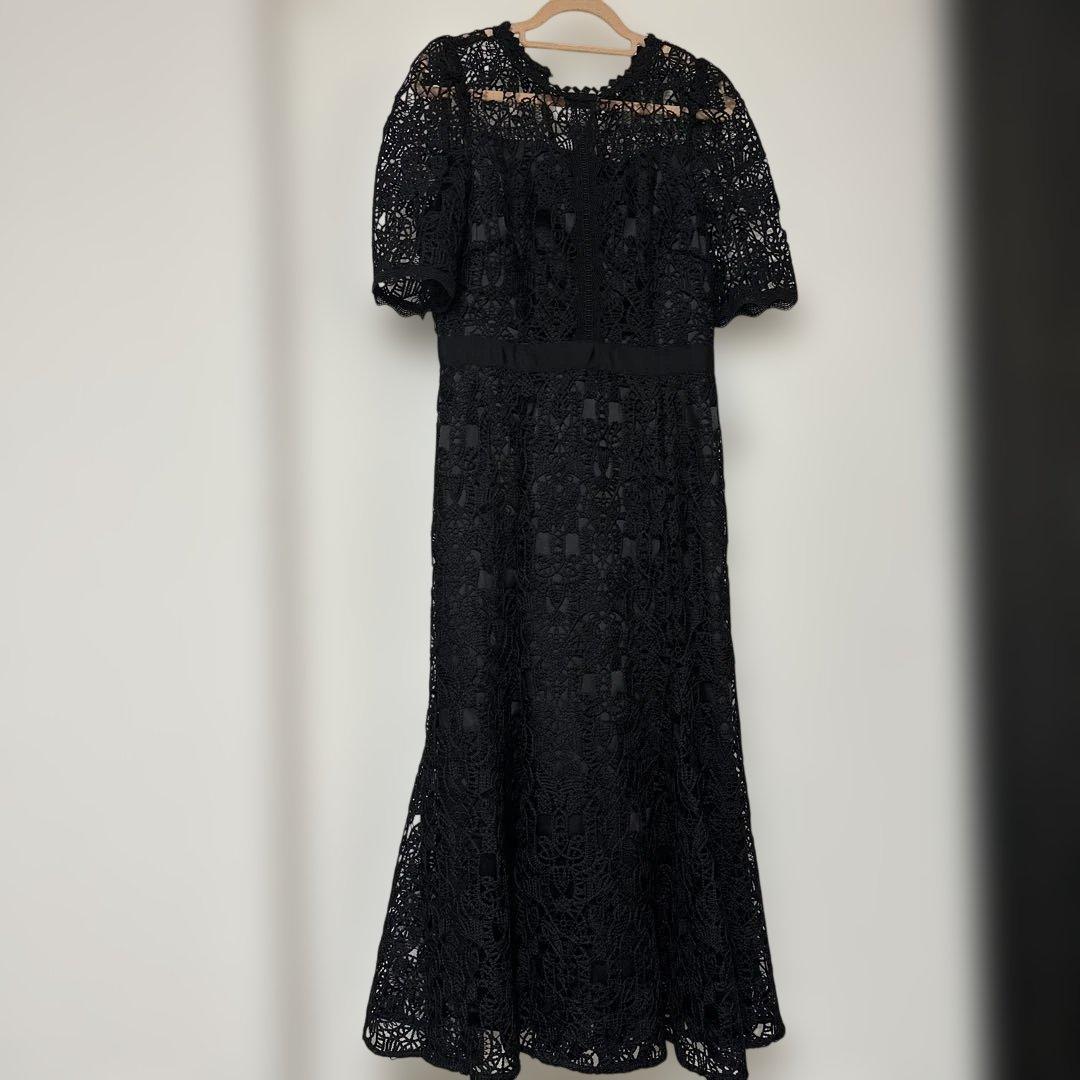 CELFORD ブラックレースワンピース