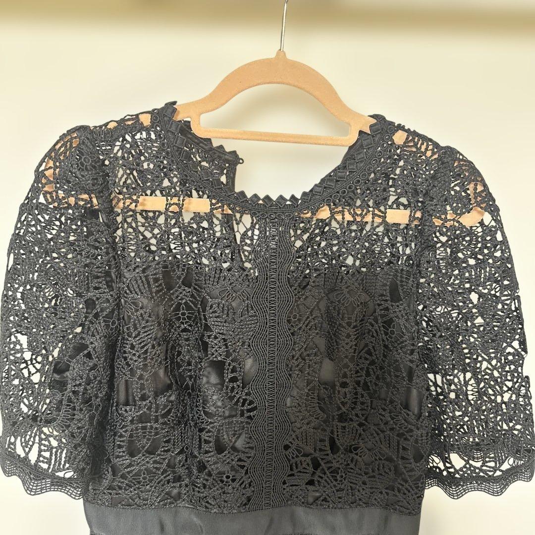 CELFORD ブラックレースワンピース