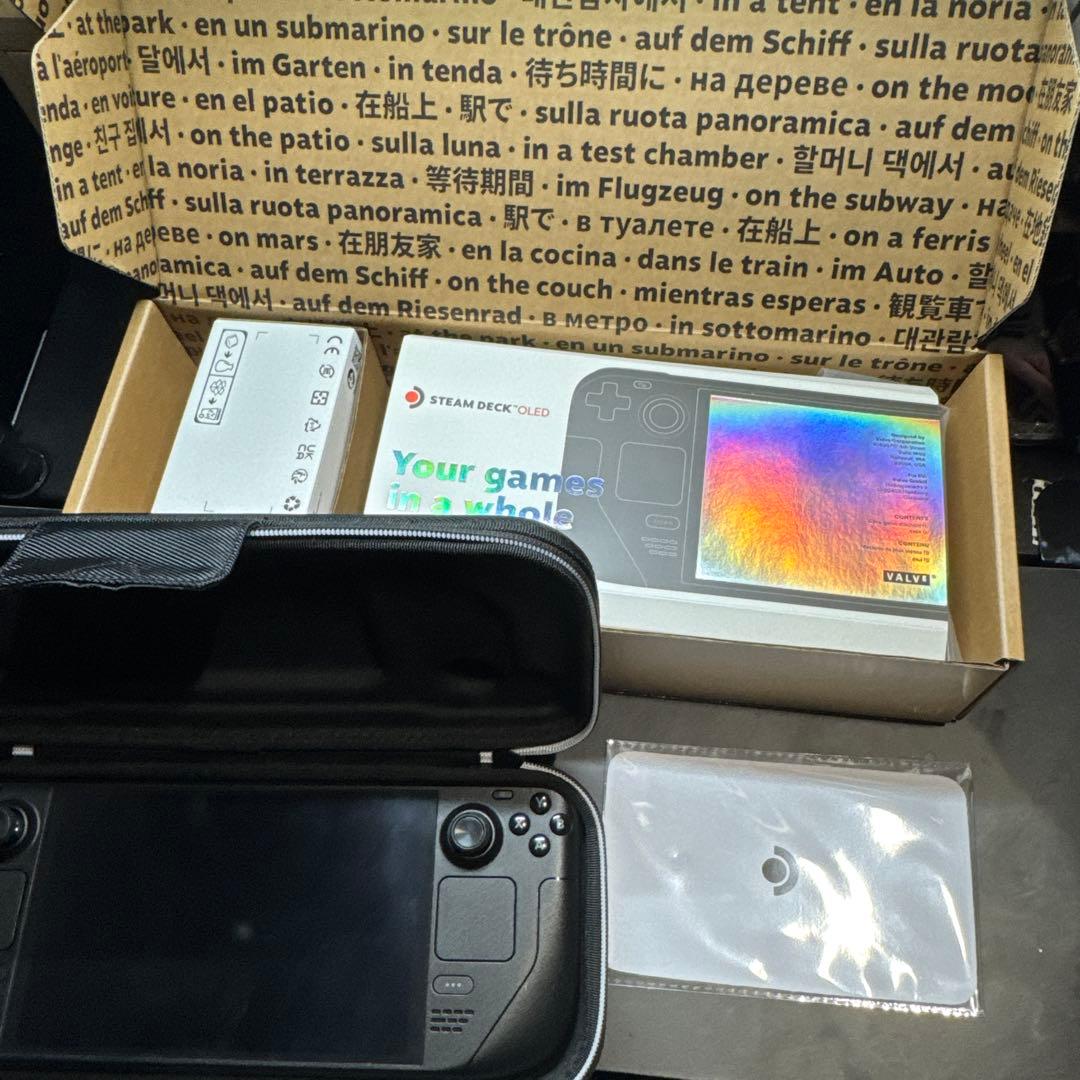 【美品】Steam Deck oled 1tb アンチグレアフィルム