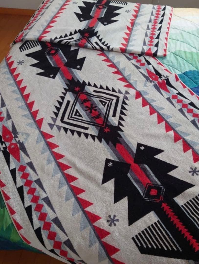 『大人気』タグ付きスノーピーク&ペンドルトン 大判ブランケット【ベージュ】セット