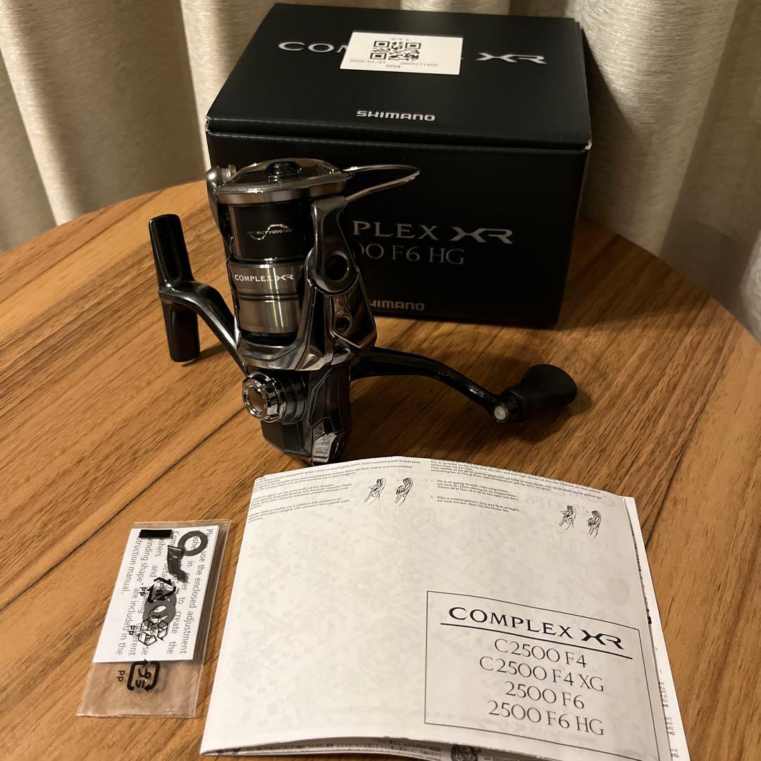 【未使用】25年シマノコンプレックスXR 2500 F6HGスピニングリール