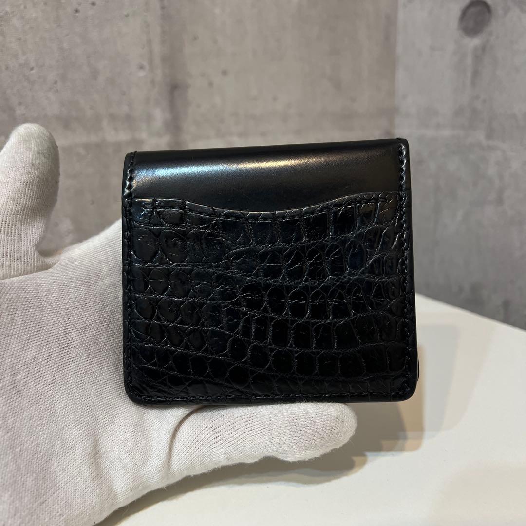 希少品 ラコニック シェルコードバン×クロコ×サドル