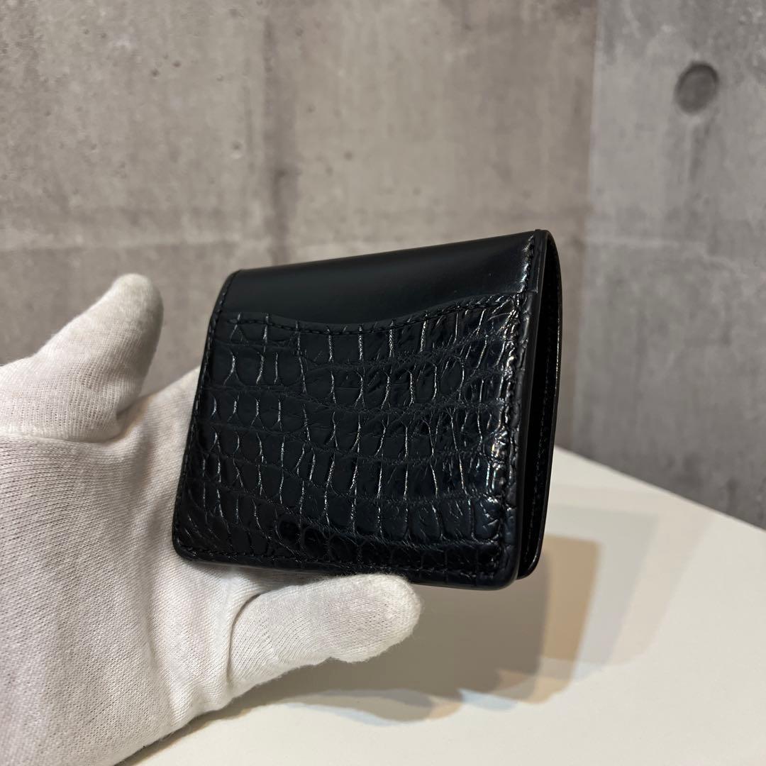 希少品 ラコニック シェルコードバン×クロコ×サドル