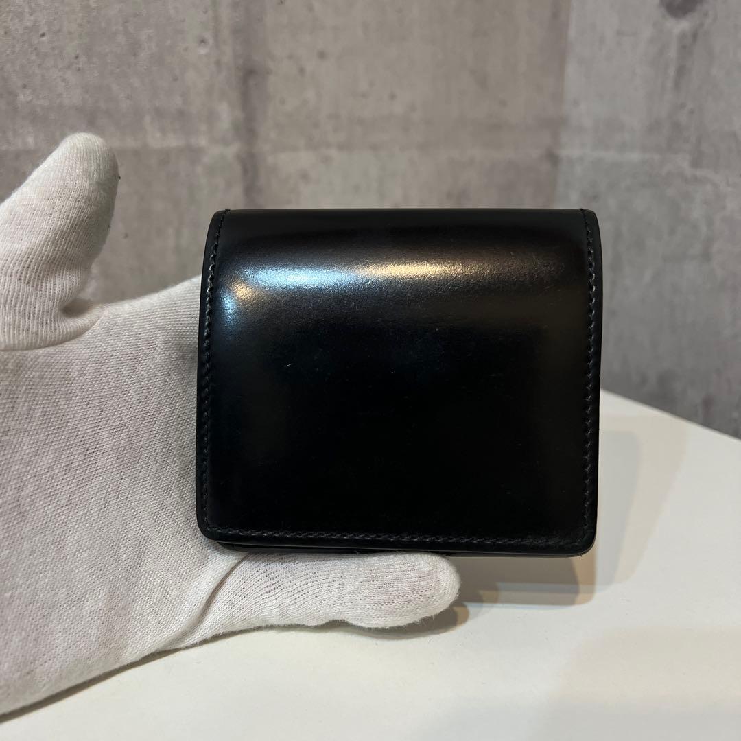 希少品 ラコニック シェルコードバン×クロコ×サドル