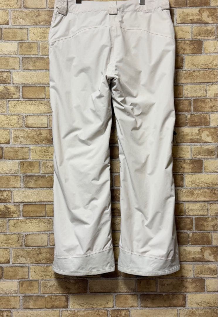 ノースフェイス　スノーパンツ　刺繍ロゴ　スノボ　スキー　ハイベント　古着女子　M