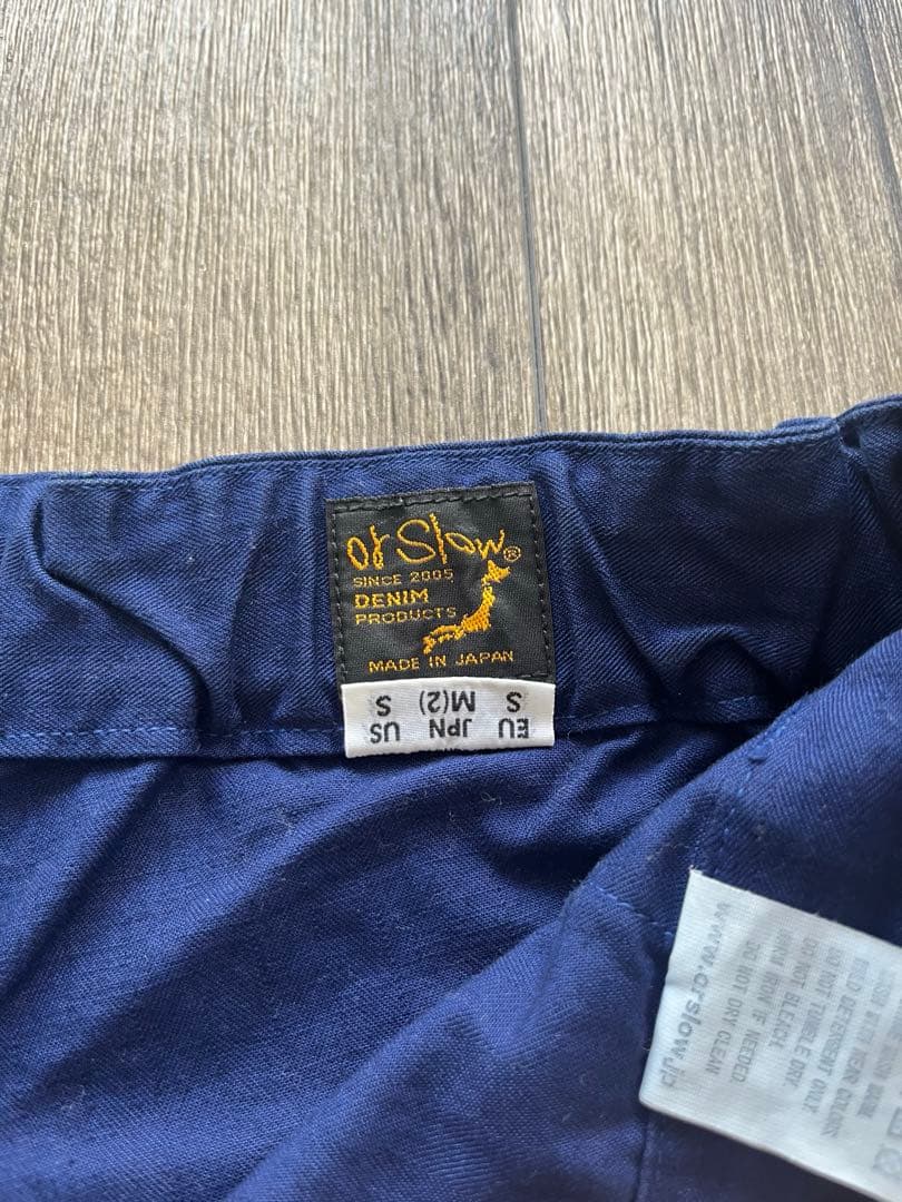 orSlow ネイビー ワークパンツMサイズ