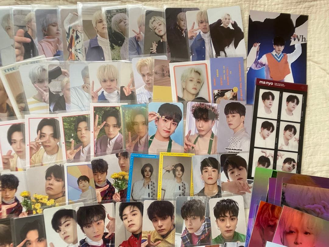 TREASURE アサヒセット まとめ売り トレカ ポスカ チェキ シーグリ