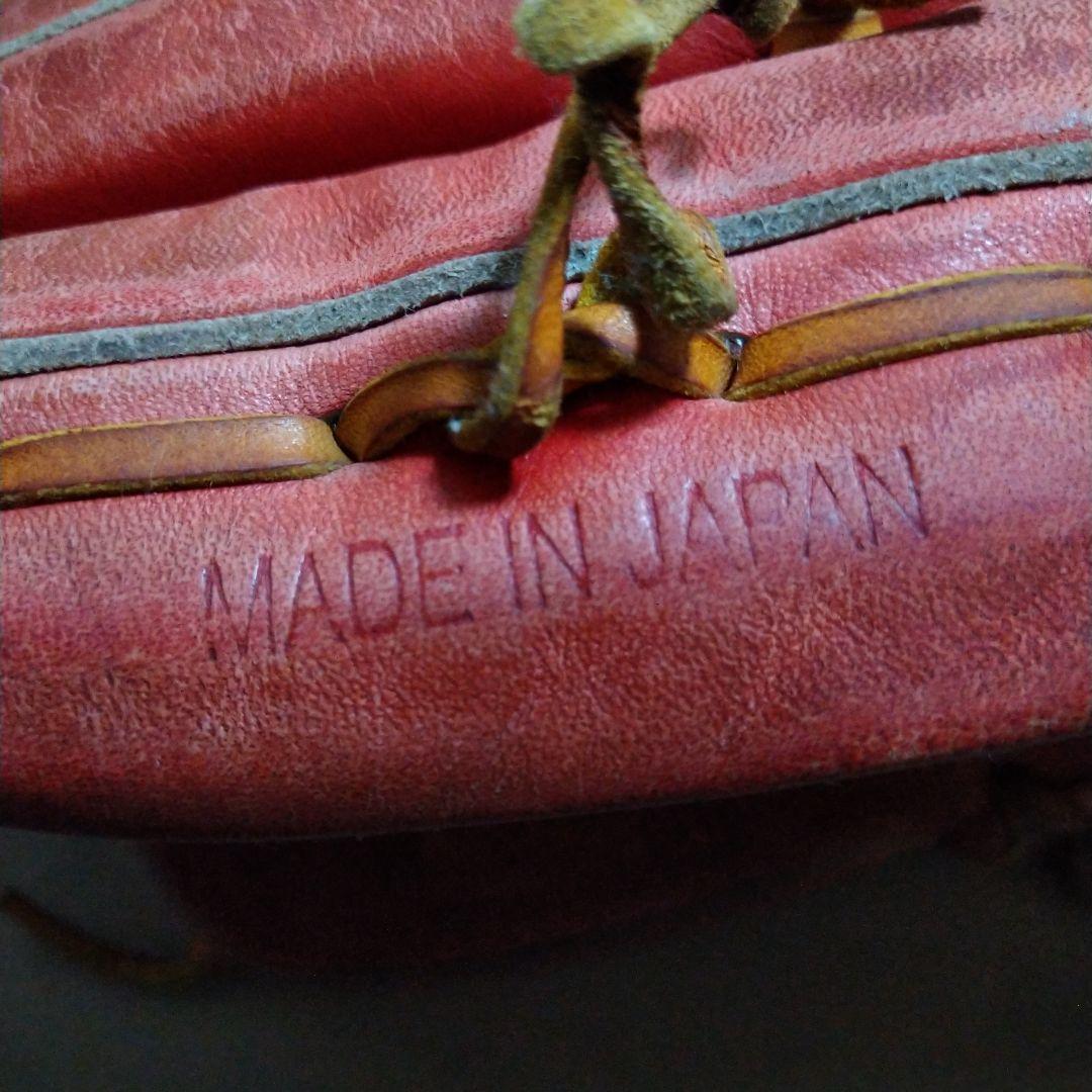 ZETT 赤 硬式グローブ 外野手用