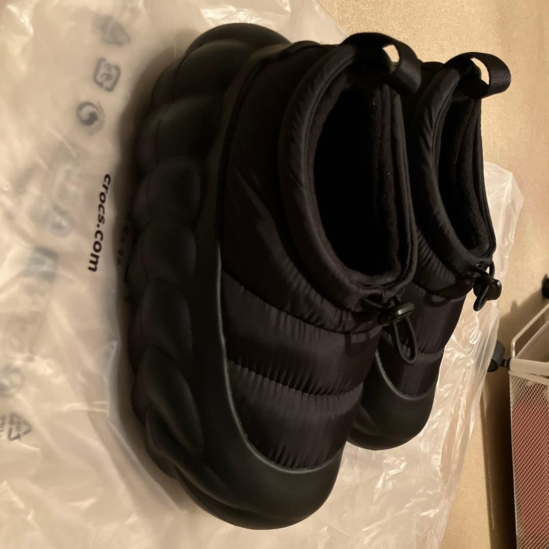 クロックス　オーバーパプショーティー　ブラック サイズ　23センチ