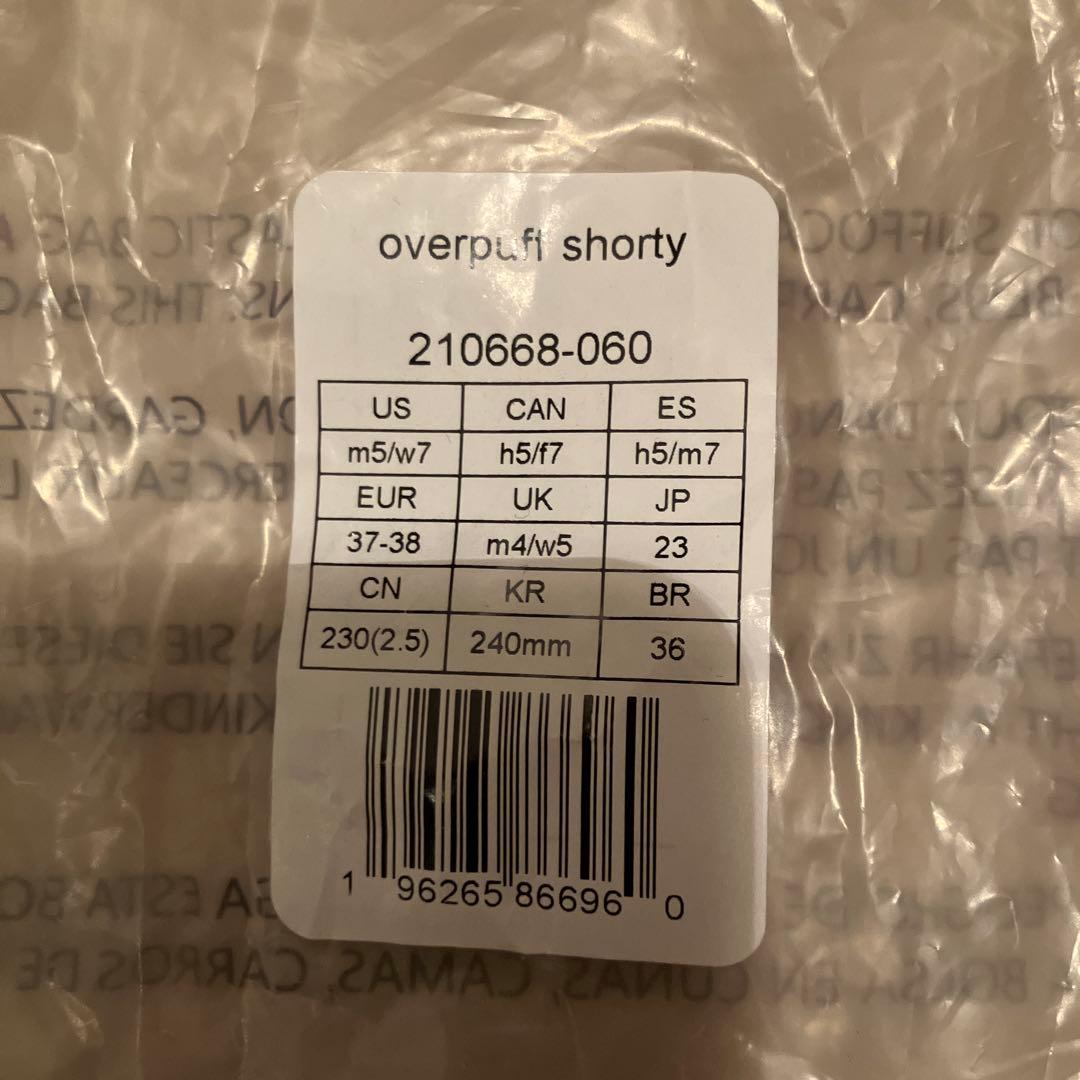 クロックス　オーバーパプショーティー　ブラック サイズ　23センチ