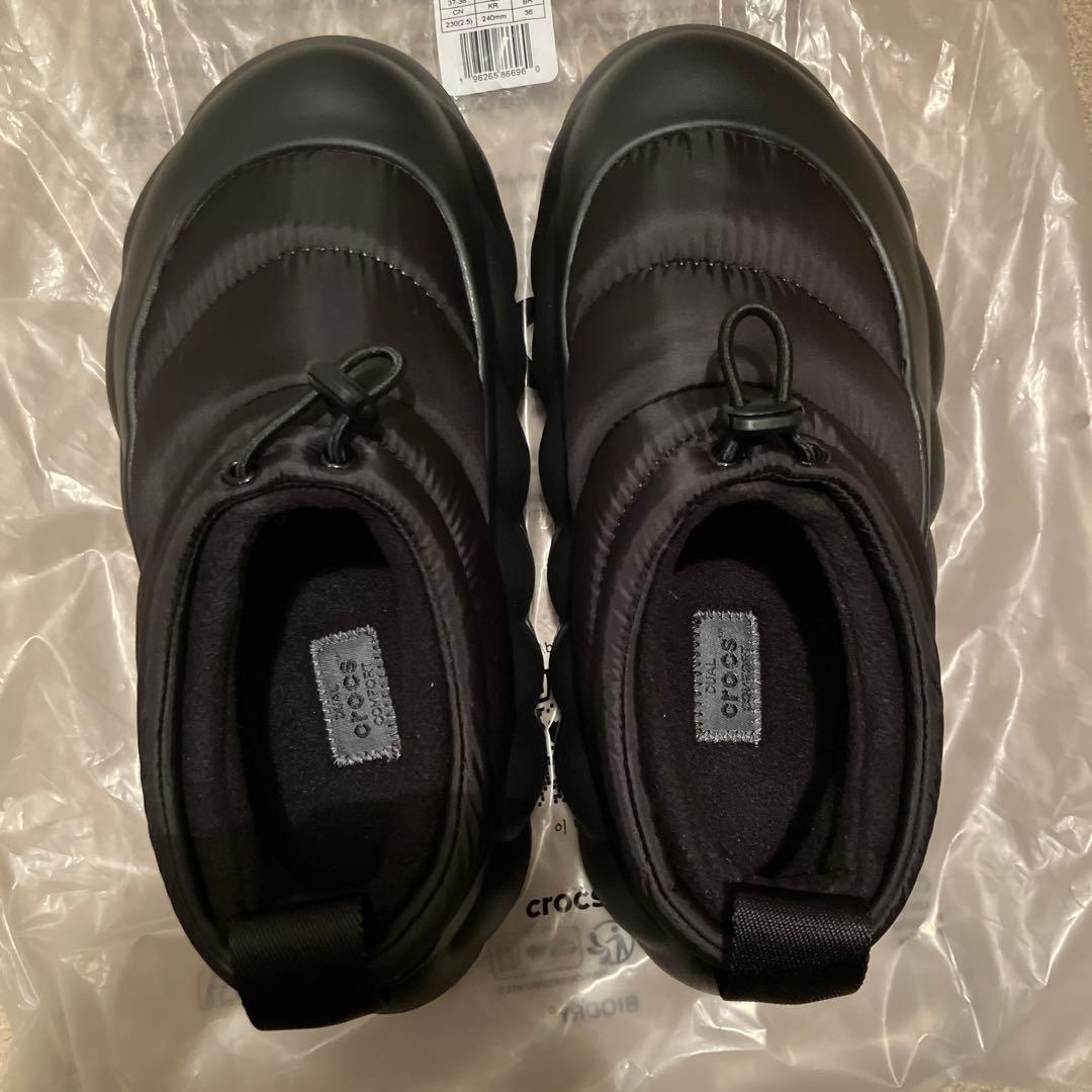 クロックス　オーバーパプショーティー　ブラック サイズ　23センチ