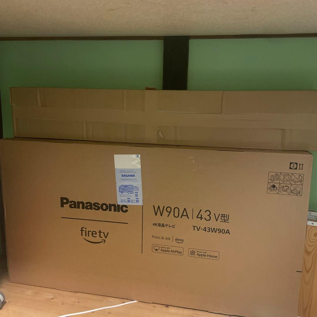 新品未使用 4K液晶テレビ 43V型★パナソニック TV-43W90A★25年製