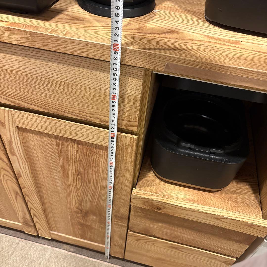 LOWYA 大川家具 105cm幅 カップボード【日本製】