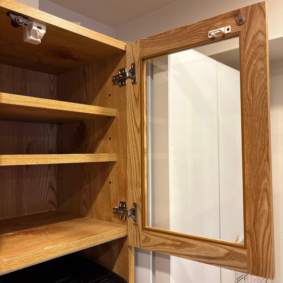 LOWYA 大川家具 105cm幅 カップボード【日本製】