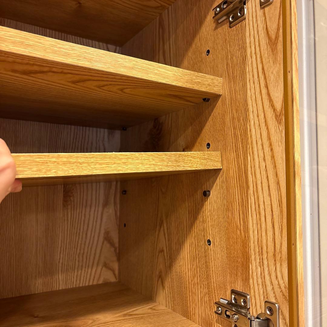 LOWYA 大川家具 105cm幅 カップボード【日本製】