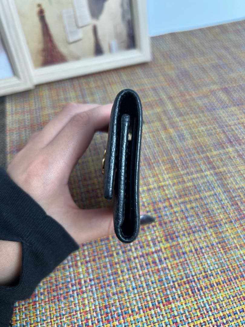 ✨美品✨ GUCCI グッチ　GGマーモント　6連キーケース　ブラックレザー