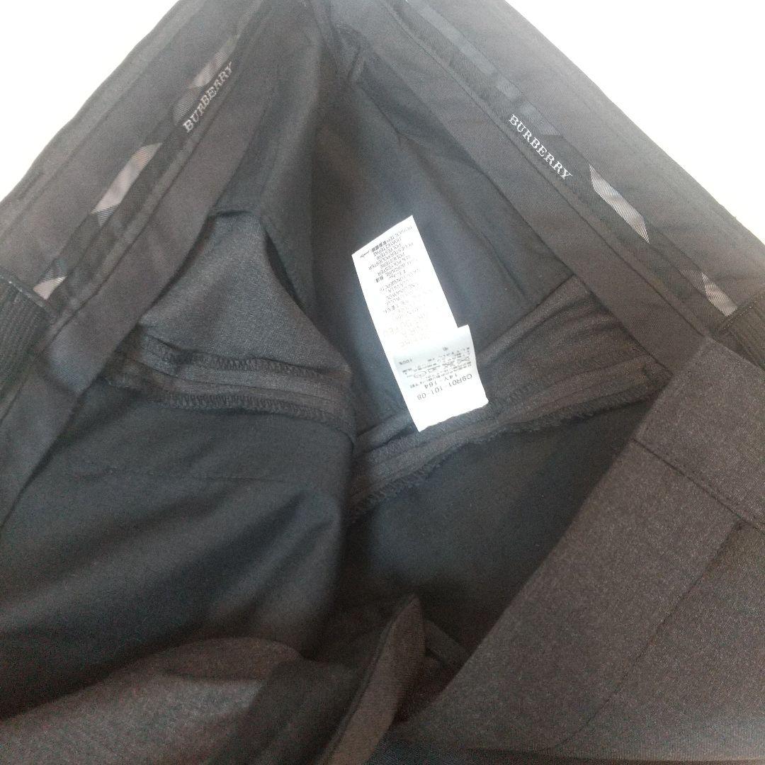 バーバリー14Y164cmスーツ 濃いグレー卒業式 入学式 シャツとネクタイ別売