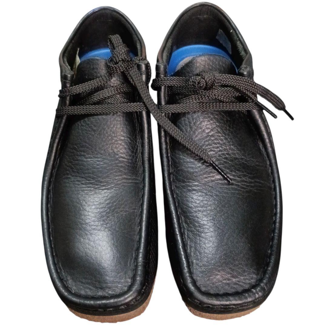 ✨Clarks Shacre2 Run 本革 ワラビー ブーツ 黒 UK6