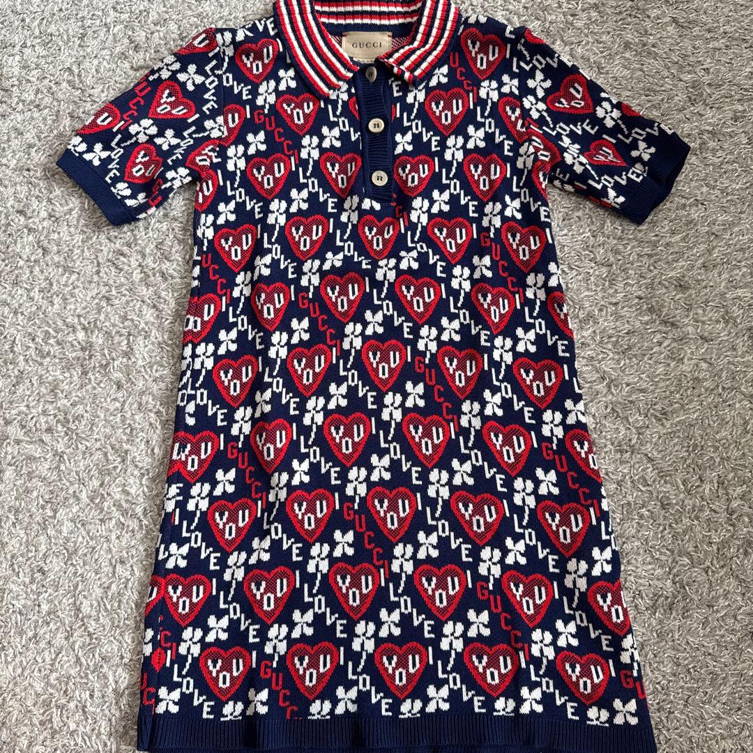 GUCCI半袖ニットワンピース