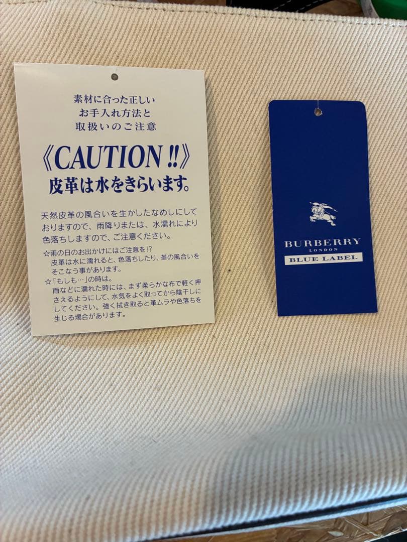 BURBERRY BLUE LABEL バーバリー ブルーレーベル トートバッグ