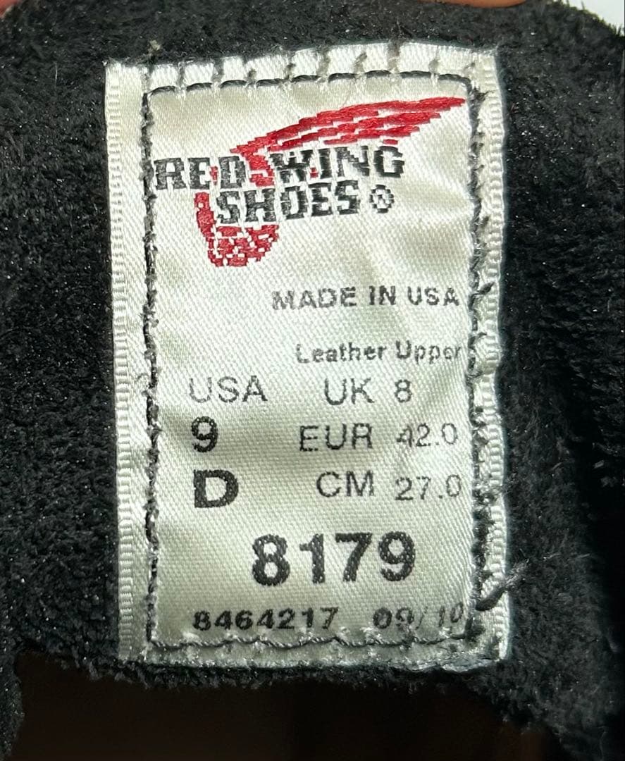 【9/D】8179 RED WINGレッドウィング★ハーレー ninja gpz