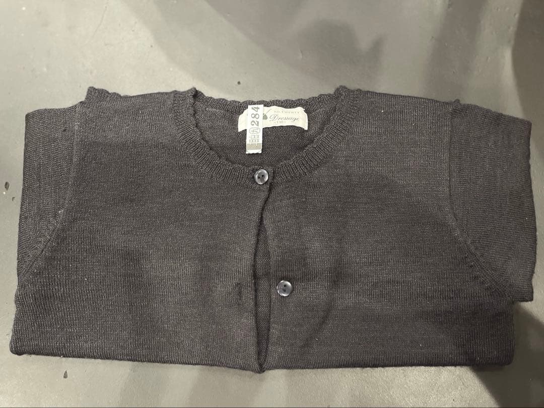 お受験用ノースリーブワンピース125とボレロ120+白シャツ+セーター付き