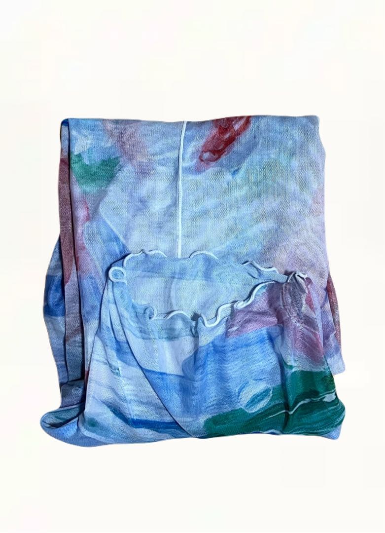 POPPY　スワンシースルートップス　あさぎーにょ