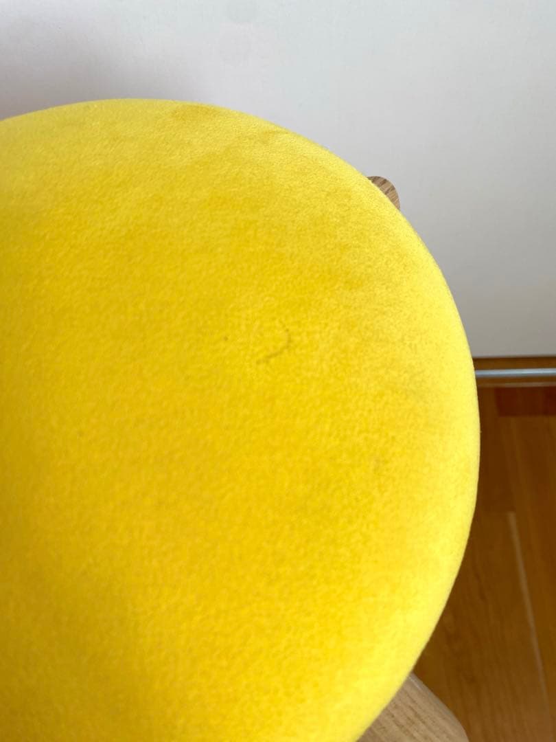 匠工芸 マッシュルームスツール ハイチェア 高さ60cm M イエロー 国産家具