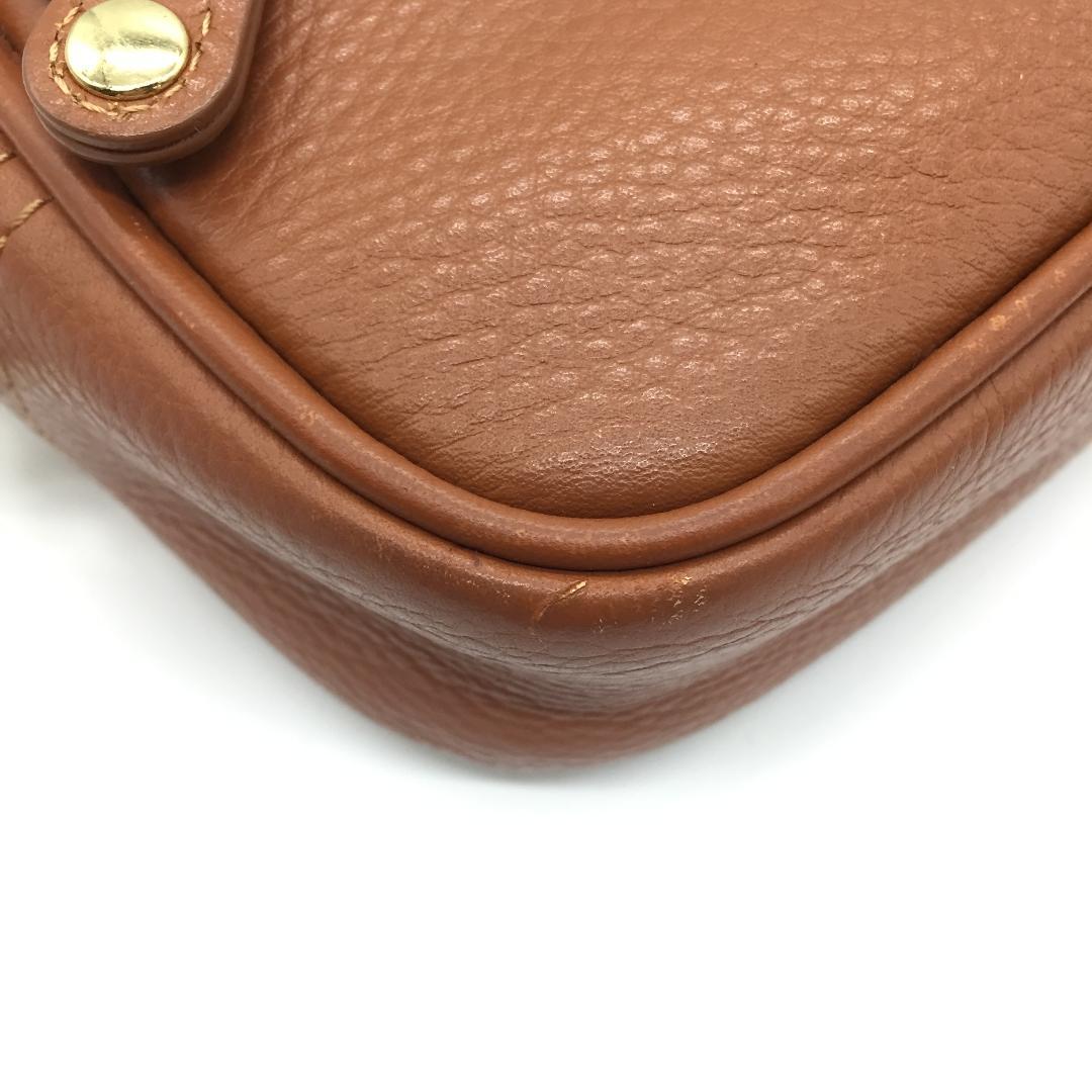 ラシット ショルダーバッグ カメラバッグ レザー ブラウン 茶色 複数ポケット