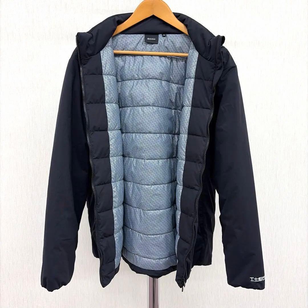 テーラーメイド T-HEAT ストレッチインサレーテッドジャケット ブラックXO