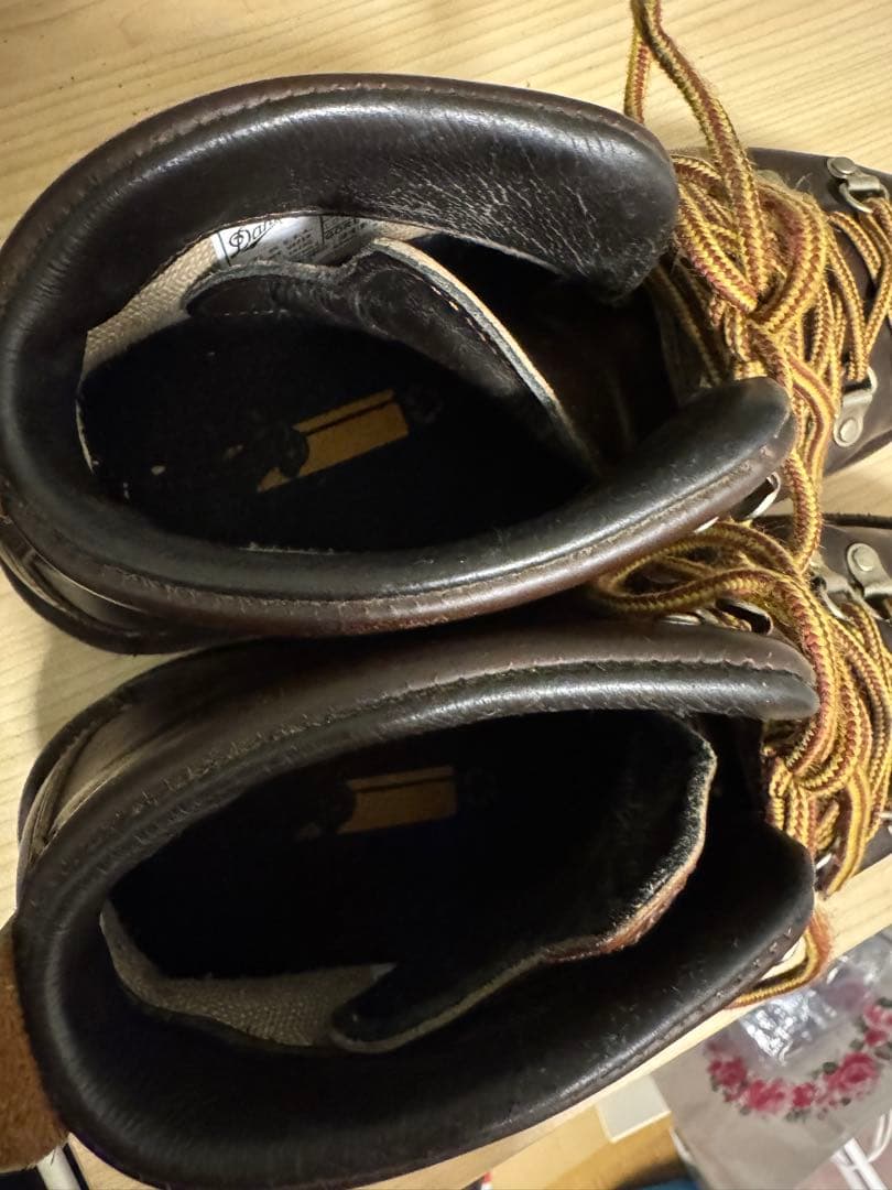 ダナー ブラウンレザー ハイカットワークブーツ