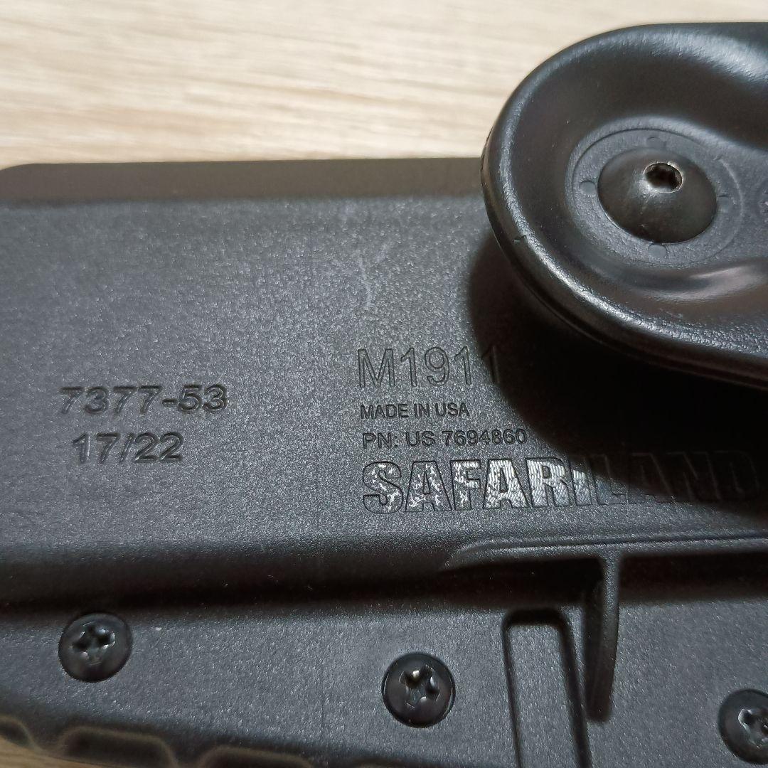 SAFARILAND 7377 7TS ALS 1911 6075CUBL付き