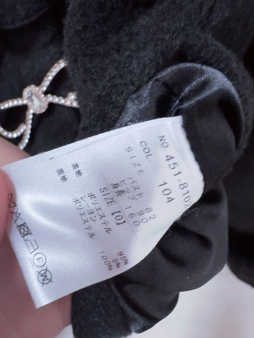 LIZLISA ビジューリボンショートフードコート♥