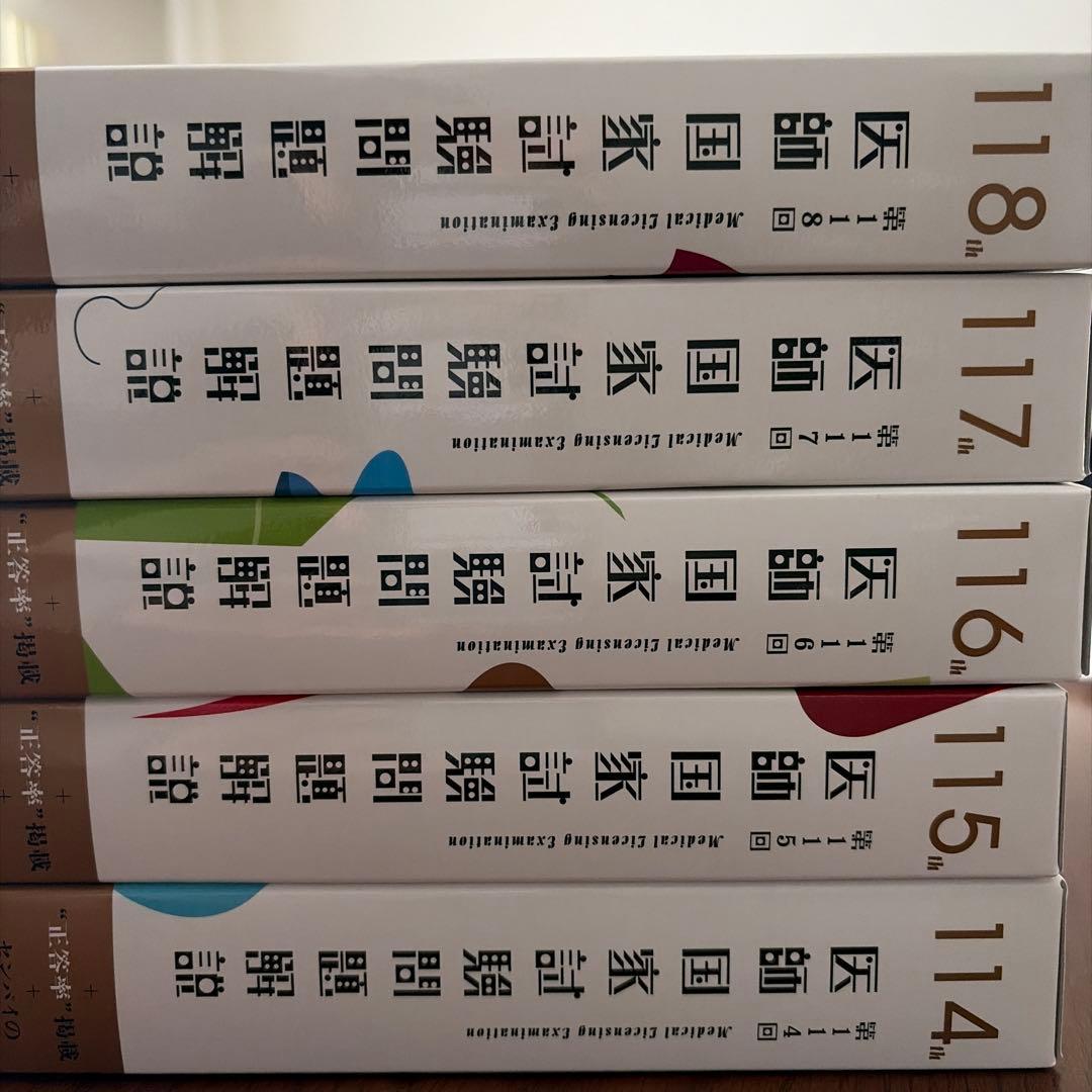 医師国家試験問題解説　114回〜118回セット　※値下げしました！